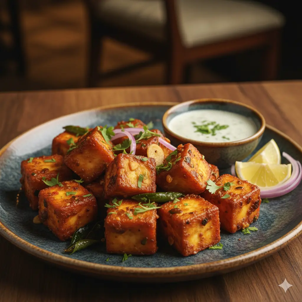 Best Paneer 65 at The Virsa Mahal in Downtown Edmonton